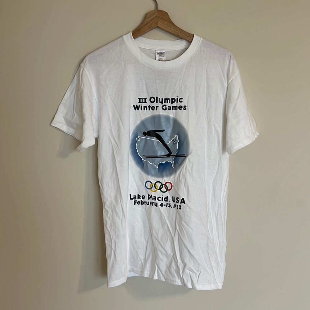 NWT Team USA 1980 Lake Placid Olympics Tee Shirt SZ MED
